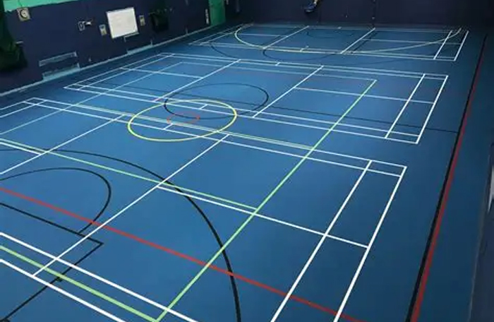 Piso esportivo interno
